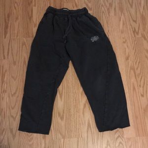 GRAY IVORY ELLA BOOTCUT SWEATPANTS SIZE JUNIORSXS
